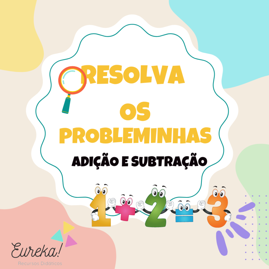 Jogo de matemática resolva os probleminhas