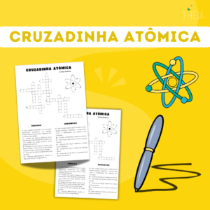 Cruzadinha Atômica - Modelos atômicos + Partes do átomo