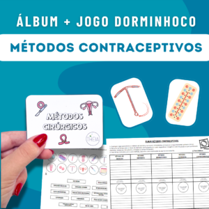 ÁLBUM + JOGO - Métodos Contraceptivos