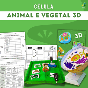 Célula Animal e Vegetal 3D + Atividades