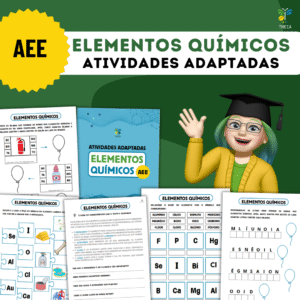 14 Páginas de Atividades Adaptadas - Elementos Químicos (AEE)
